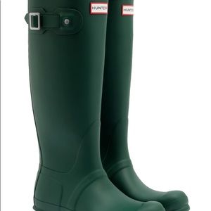 Hunter Green Tall Boots